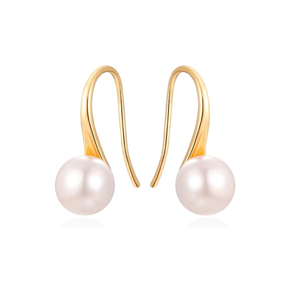 Timeless Freshwater Pearl Earrings | 14K Gold Over Sterling Silver | Luxe Gift
